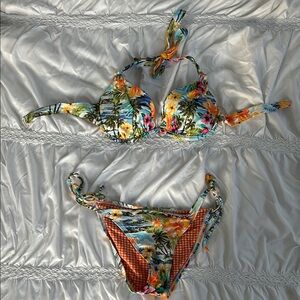 Tropical Floral Bikini Set